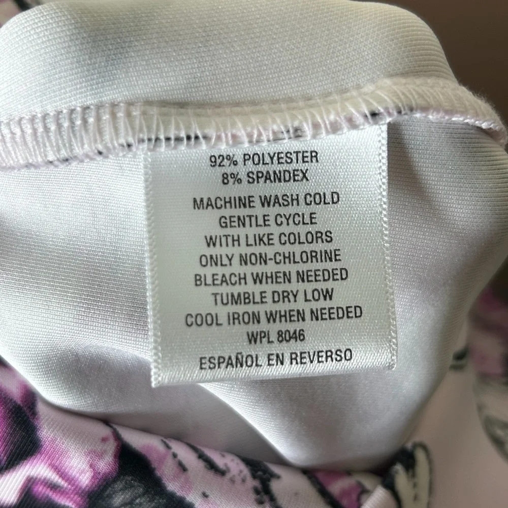 Thalia Sodi Lavender and Black Floral Scroll Pencil Skirt - Picture 6 of 6